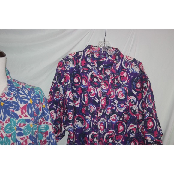 Lot of 2 Pro Spirit Hawaiian Shirts Men's XL Cotton Atomic‎ Vintage Button Ups - Picture 8 of 11